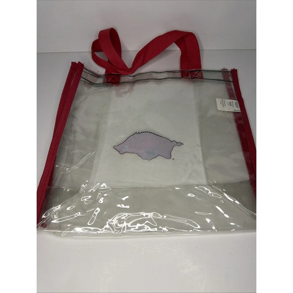 NCAA Arkansas Razorbacks Clear Game Bag 12